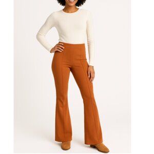 A New Day Women's High-Rise Slim Fit Cropped Kick Flare Pull-On Pants Size XS